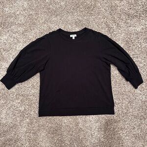 Nordstrom Crop Puff Sleeve Shirt